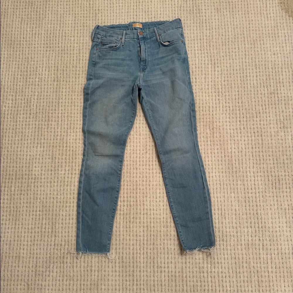 MOTHER light wash jeans